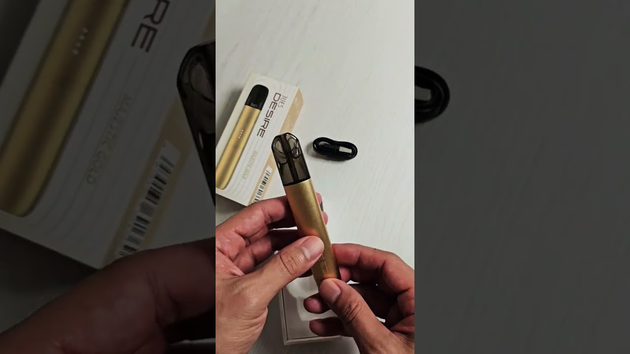 UNBOXING JUES DESIRE MAJESTIC GOLD &ndash; Sleek & Stylish Vape Design!
