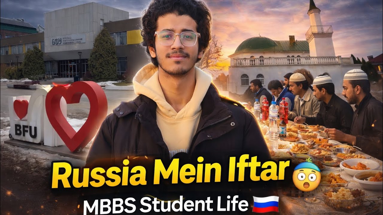 A Day in My Life in Russia 🇷🇺 | Campus, Masjid Iftar & Student Life 🥼 #viral #ikbfu #ramadan #mbbs 