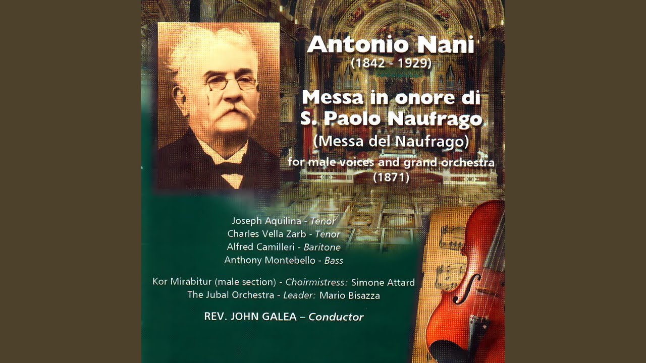 Messa in onore di S. Paolo Naufrago: Agnus Dei