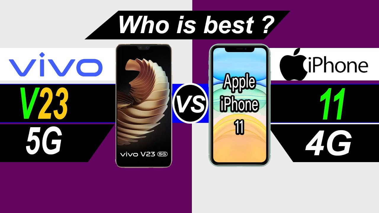 vivo v23 5g vs iphone 11