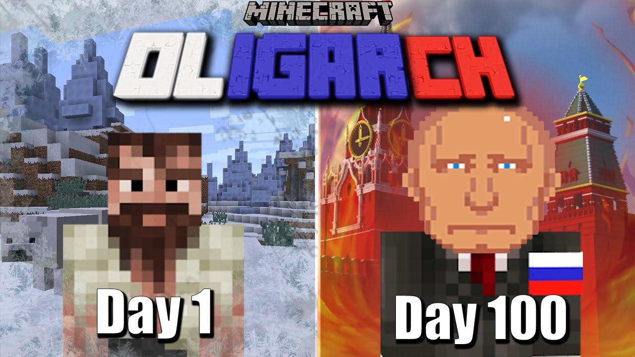 100 Days as a RUSSIAN OLIGARCH in Modded Minecraft