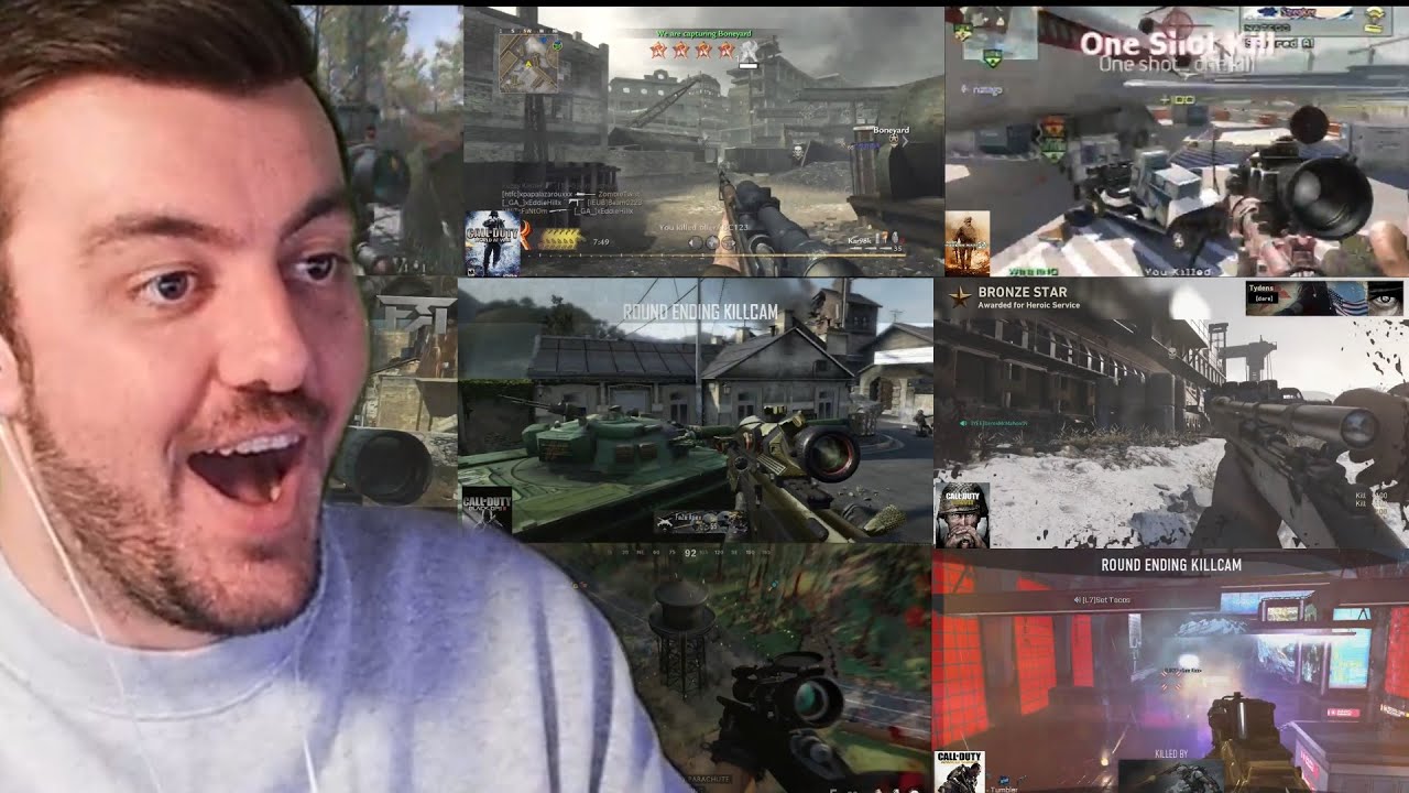The 1st Trickshot Hit On Every Call Of Duty Game