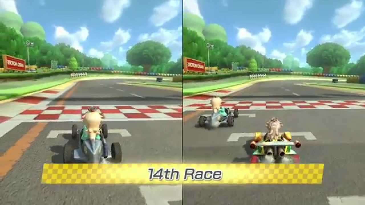 Mario Kart 8: 2-Player VS Rematch! (All Tracks - Mirror Mode) [60 fps]