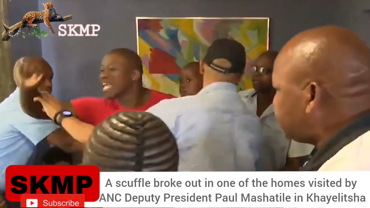 Watch: Angry Khayelitsha Resident confronts ANC Paul Mashatile to Leave His Mother's House: Door to