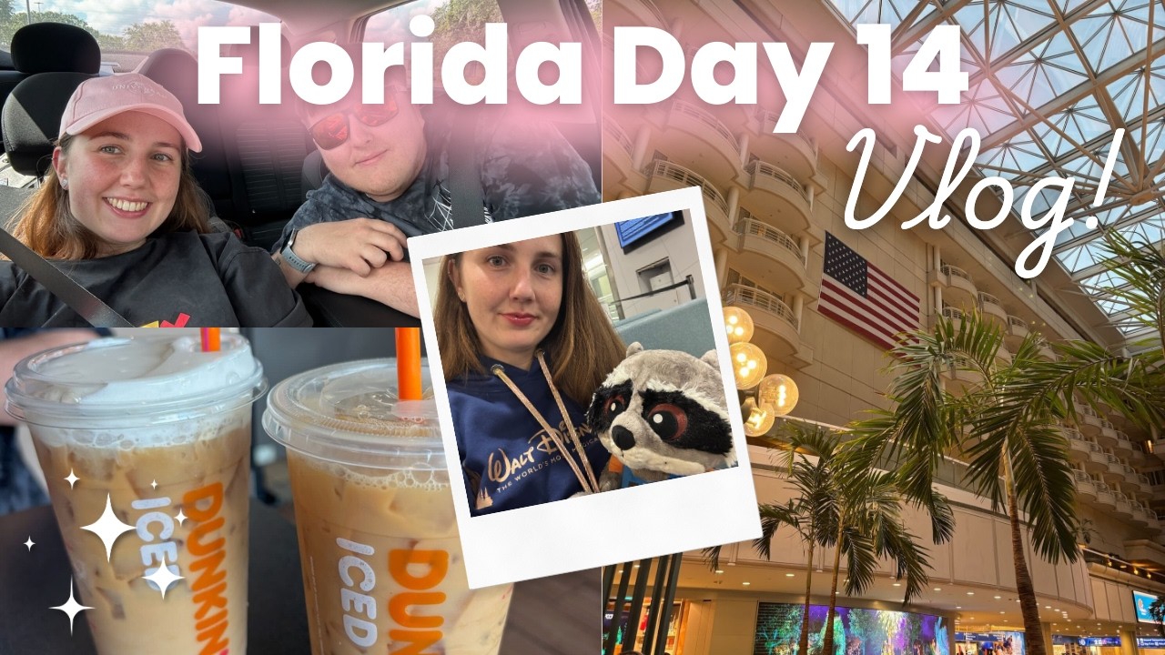 FLORIDA DAY 14 VLOG ✨🇺🇲 Dunkin' | Florida Mall | Walmart | Travel Home Day MCO - MAN 🧡🛍️🌴 🛬