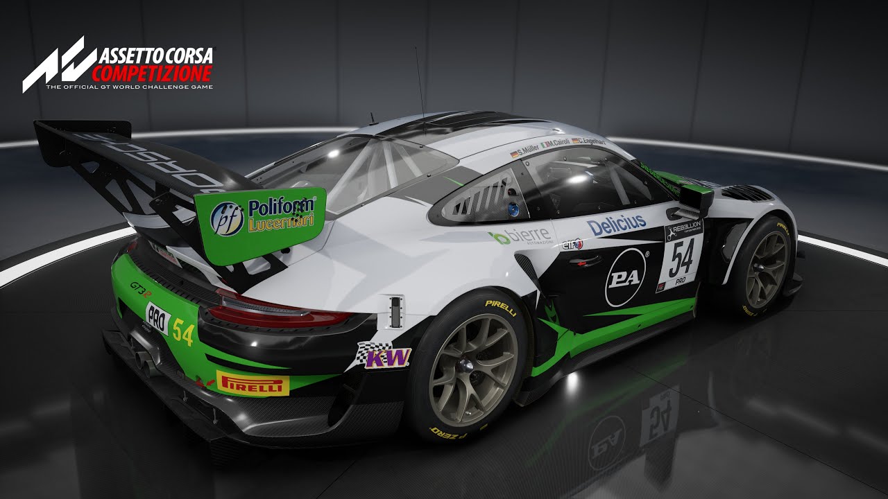 Assetto Corse Competizione: PROS & CONS Porsche 911.2 GT3R @ IMOLA / W SETUP & LINK