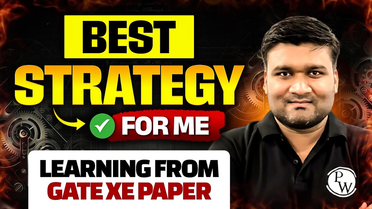 Best Strategy for GATE Mechanical Engineering | Learning from GATE XE Paper