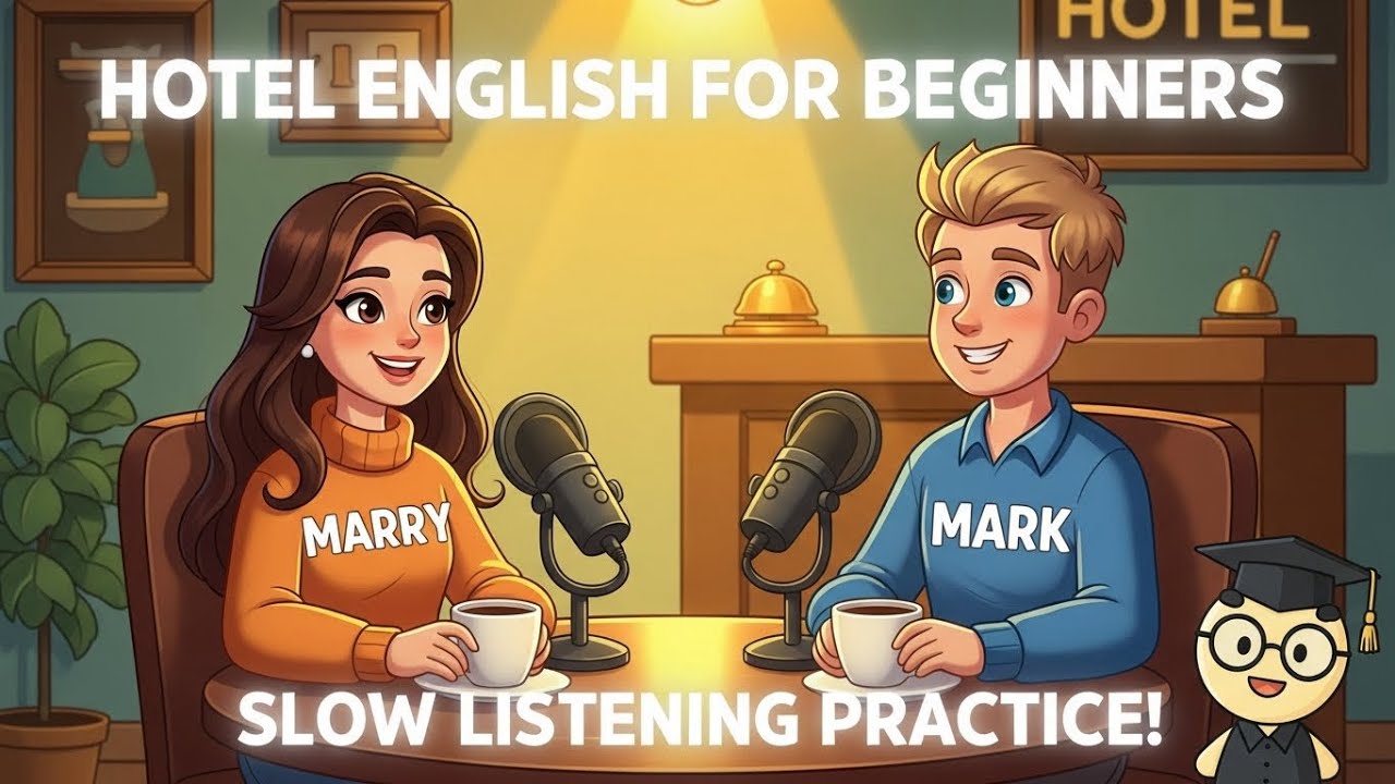 Beginner English Podcast: How to Talk at Hotel Check-In