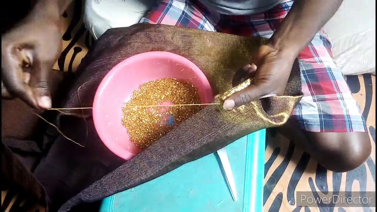 Aso oke beading