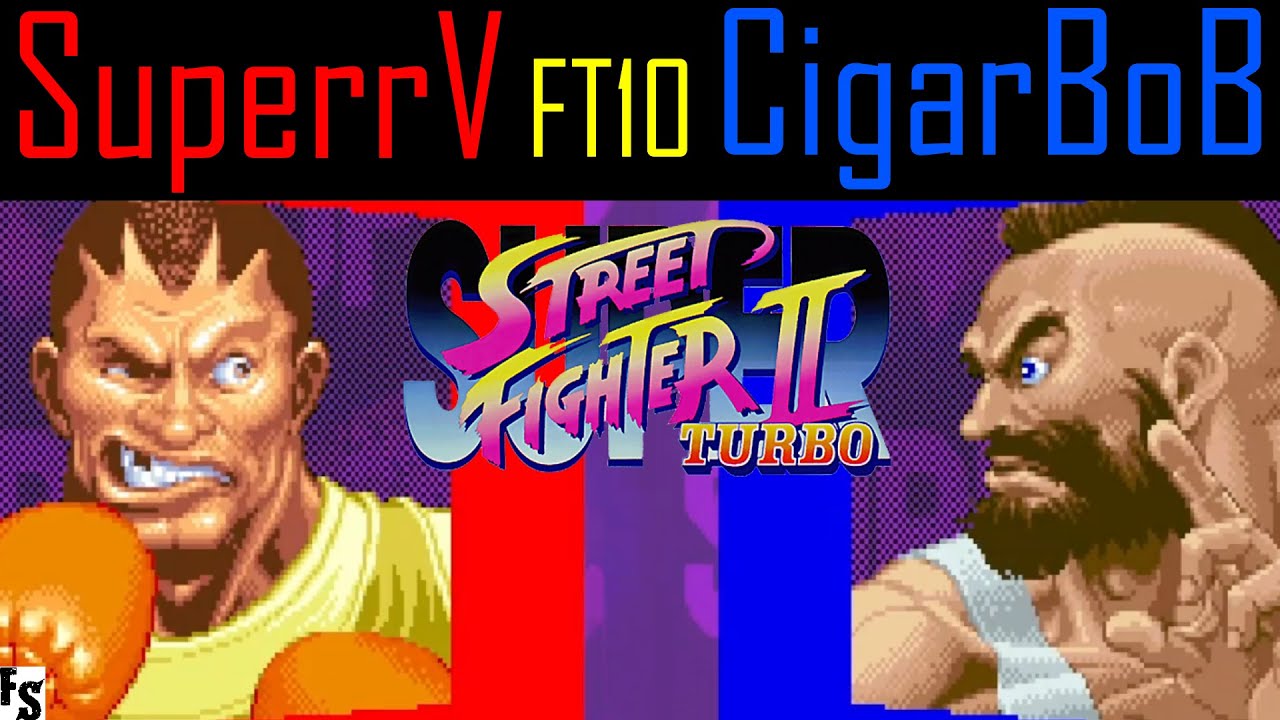 Super Street Fighter 2 Turbo - SuperrV [Boxer] vs CigarBoB [Zangief] (Fightcade FT10)