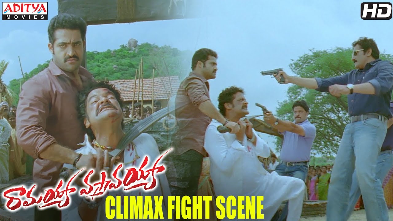 Ramayya Vasthavayya Movie - Climax Fight Scene NTR & Ravi Shankar - NTR, Samantha