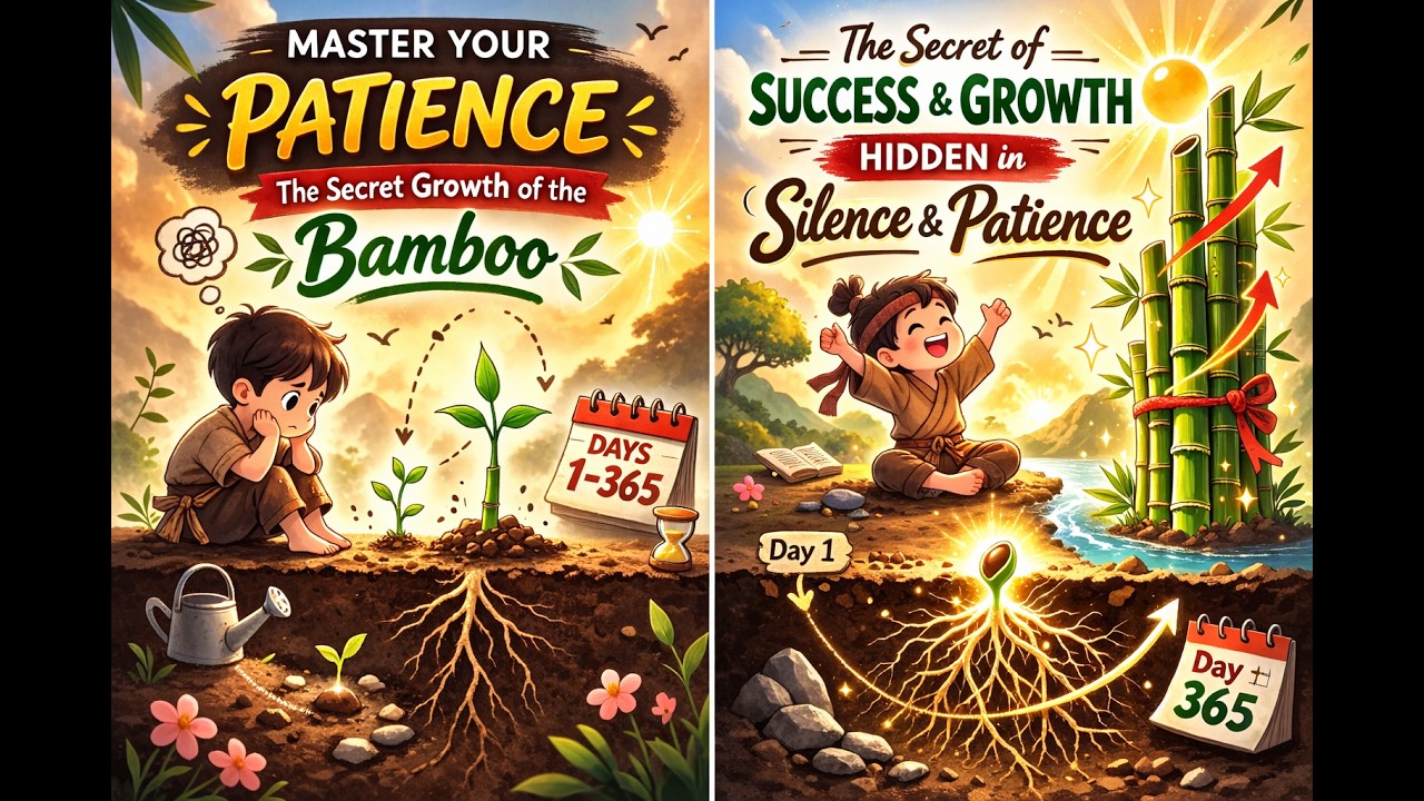 Master Your Patience 🌱The Secret Growth of the Bamboo