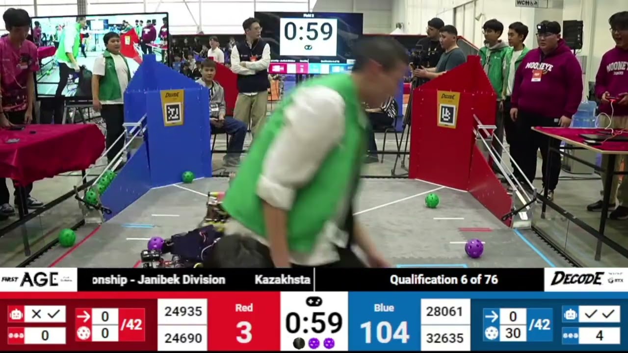 Central Asia Championship - Janibek Division FIZMAT ROBOTICS - Qual 6 | FTC DECODE