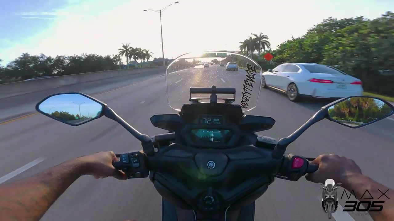MORNING HIGHWAY BLAST ON MY 2023 YAMAHA XMAX 300