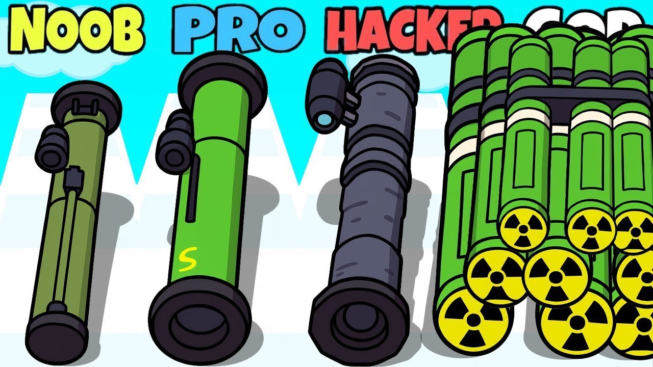 Игровой процесс Rockets Stack для Android и iOS – Rocket Upgrade Battle!