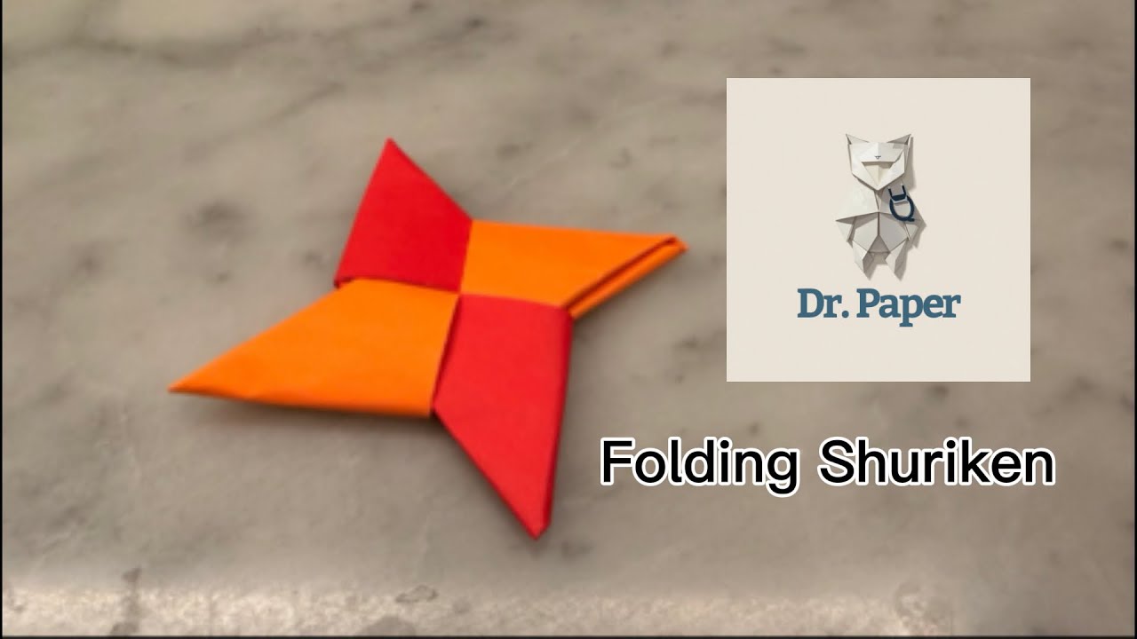 How to fold a Shuriken Tutorial #origami #paper #paperart #papercraft #tutorial #shuriken 