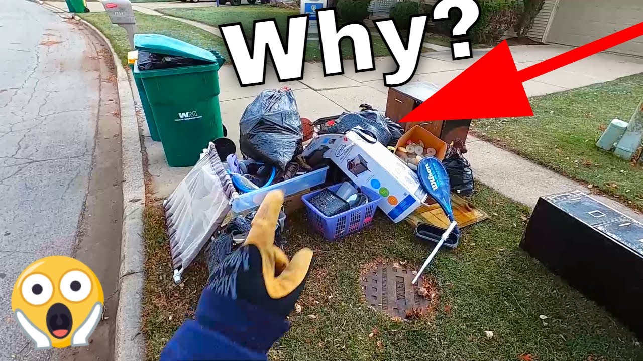All Their Stuff Found on Garbage Day