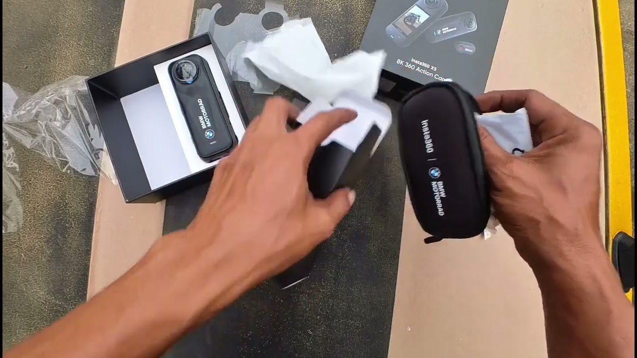 Unboxing insta360 X5 BMW motorrad edition 