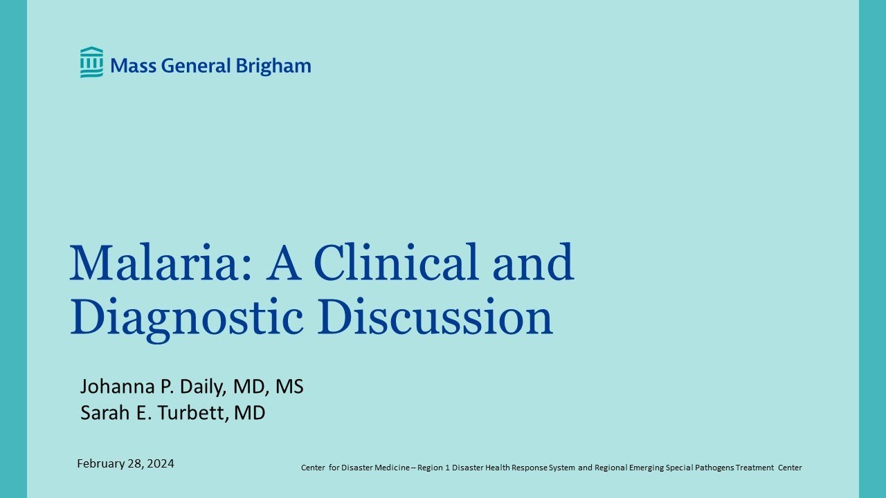 Malaria: A Clinical and Diagnostic Discussion
