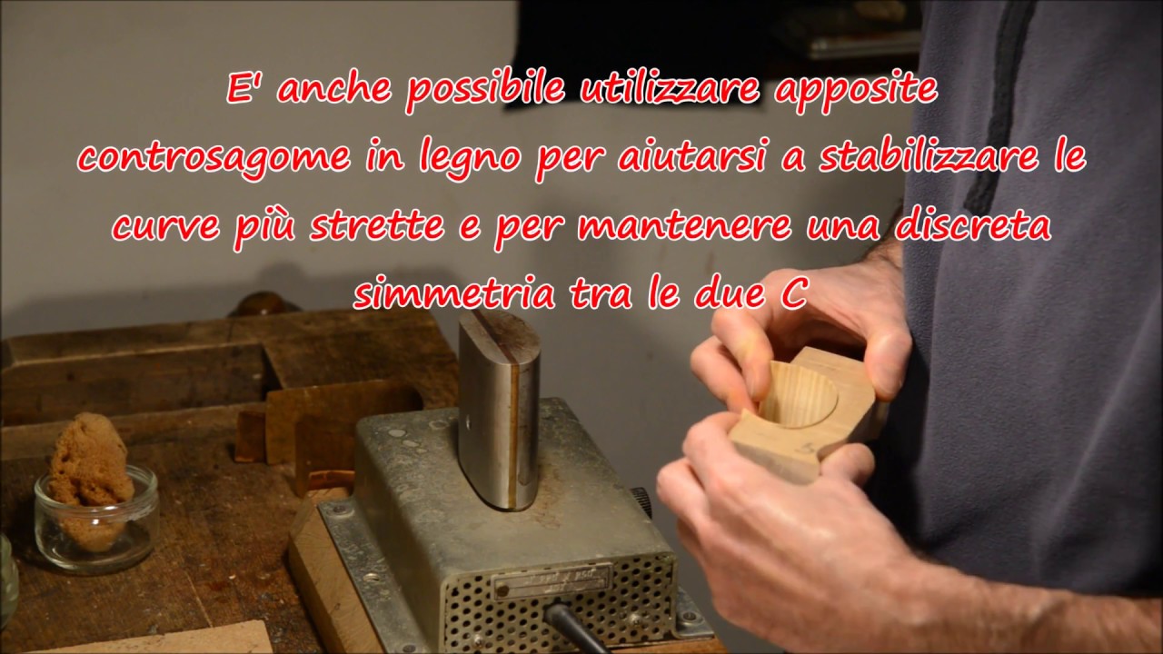 5) Piegatura delle C