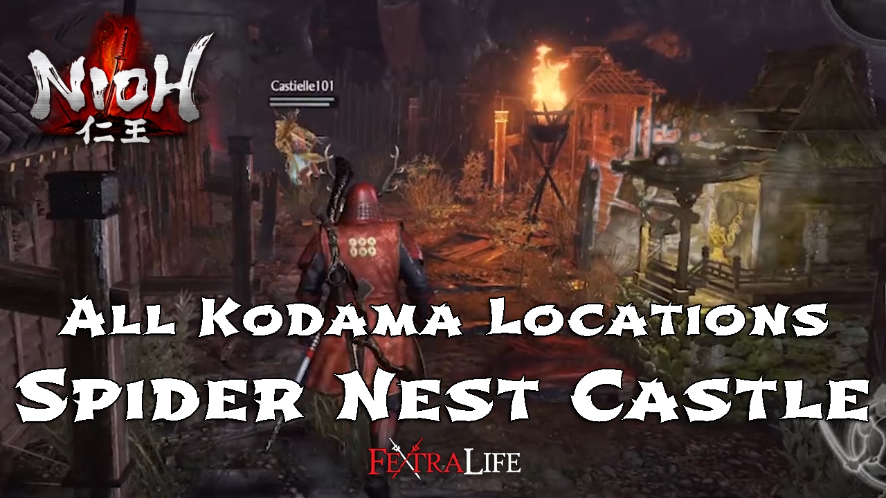 All Kodama Locations Spider Nest Castle (Nioh)