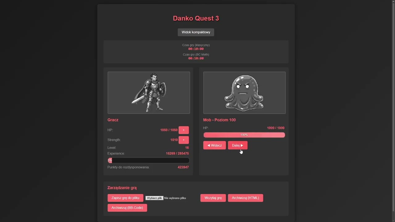 Danko Quest 3 gameplay longplay my mini RPG game made in 99% with Claude