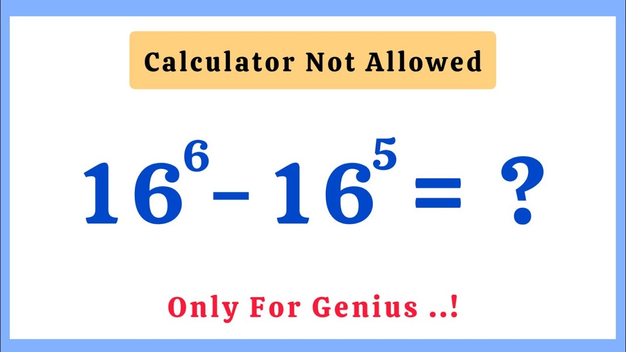 Germany | A Nice Exponential Maths Problem | Can You solve Without Calculator ⁉️