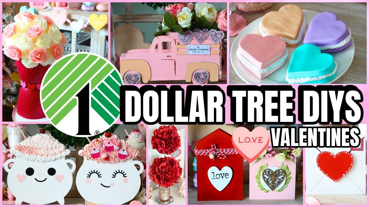 $1 DOLLAR TREE VALENTINES DAY DIYS 2023