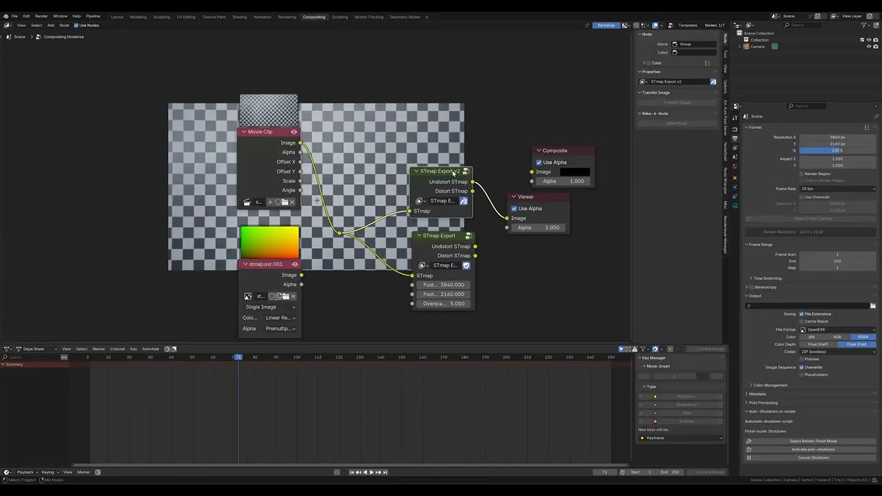 Blender stmap bug