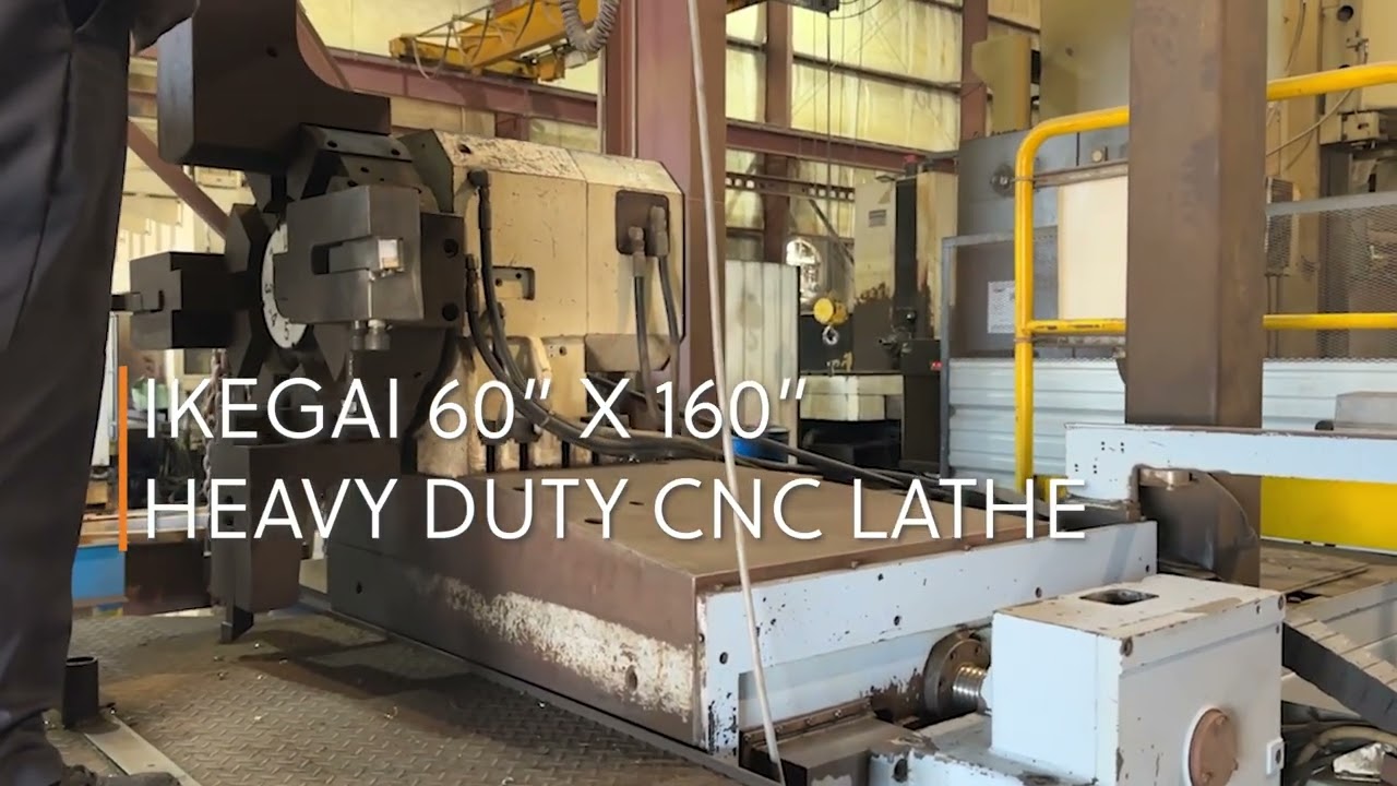 6300   IKEGAI 60 X 160 HEAVY DUTY CNC LATHE