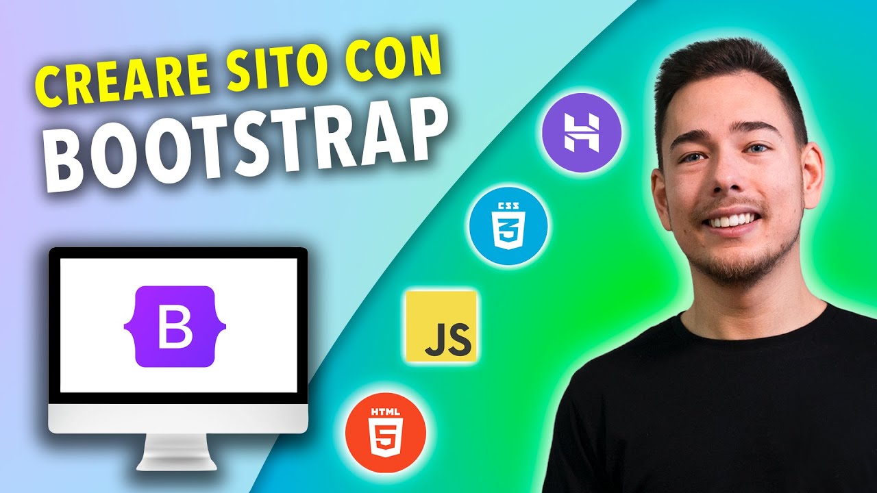 Come CREARE e PUBBLICARE un SITO WEB da zero con BOOSTRAP (tutorial facile)