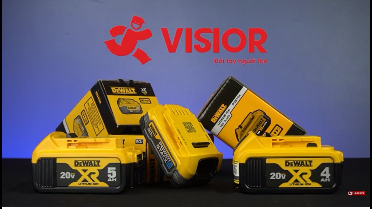Pin 20V Dewalt DCB182, DCB184, DCBP034 - Mạnh Mẽ v&agrave; Bền Bỉ