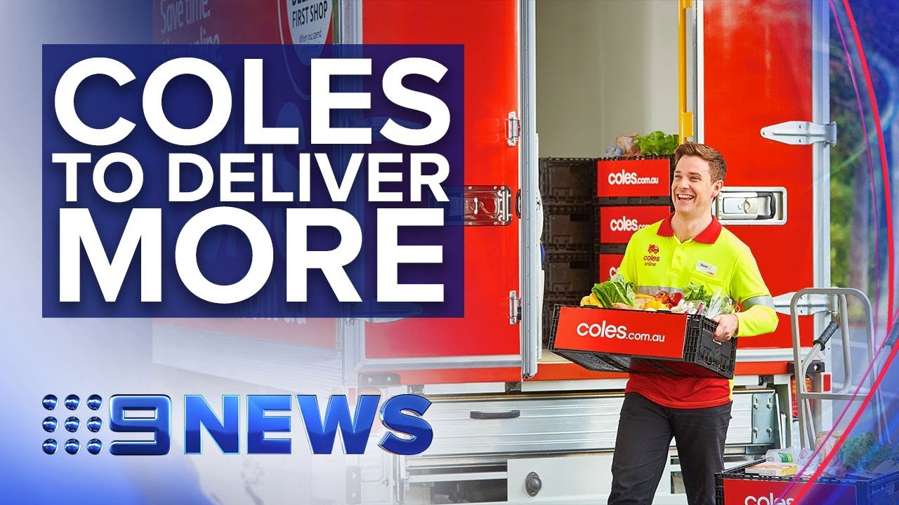 Coles partners with robot supermarket Ocado for online overhaul | Nine News Australia