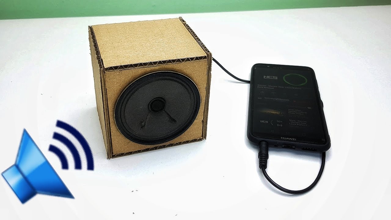 CÓMO HACER UN ALTAVOZ o BOCINA DE CARTÓN