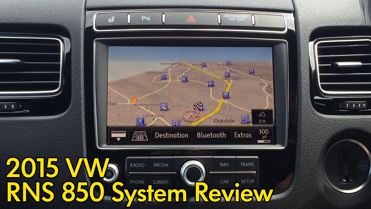 Обзор системы Volkswagen RNS 850