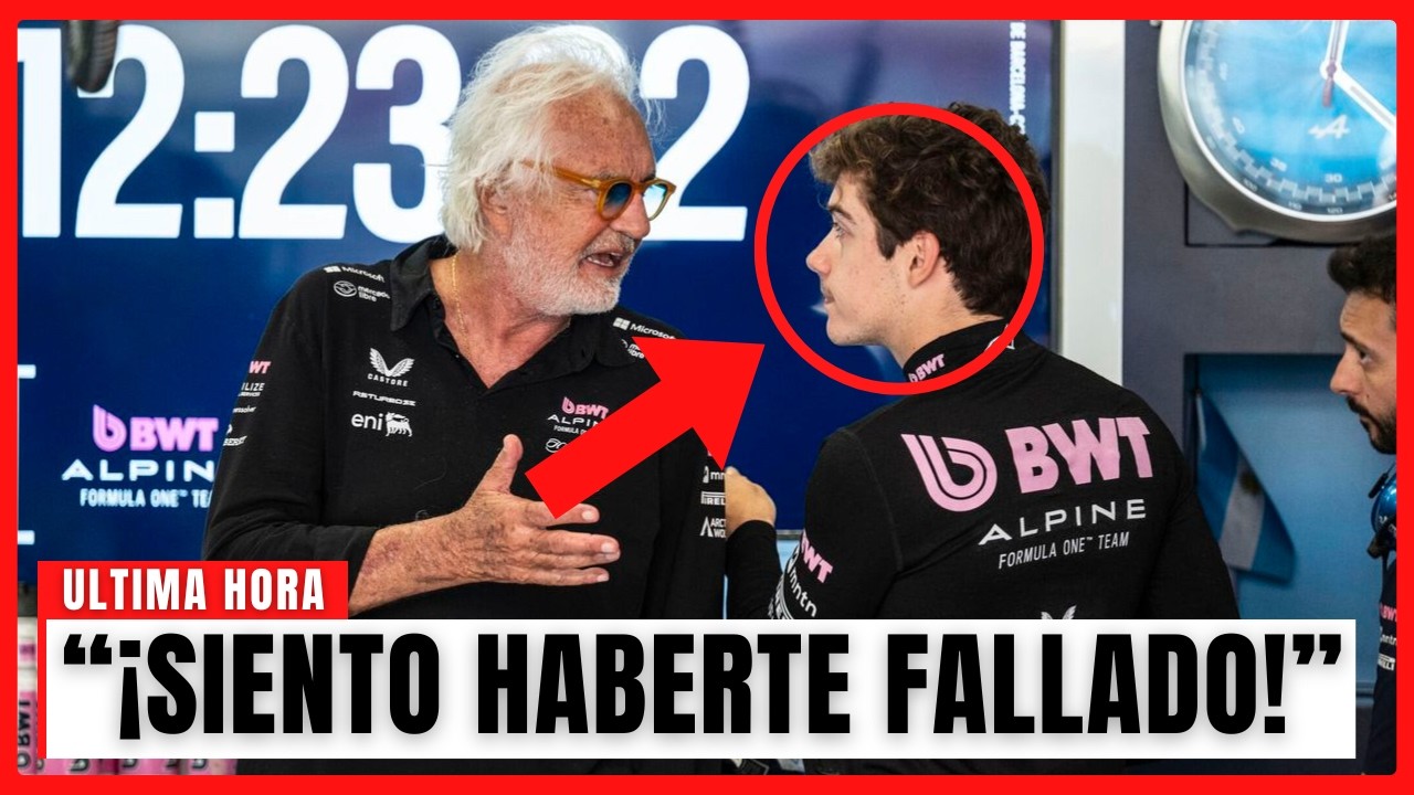 ¡LA DURA VERDAD DE BRIATORE SOBRE COLAPINTO QUE SACUDE A ALPINE!