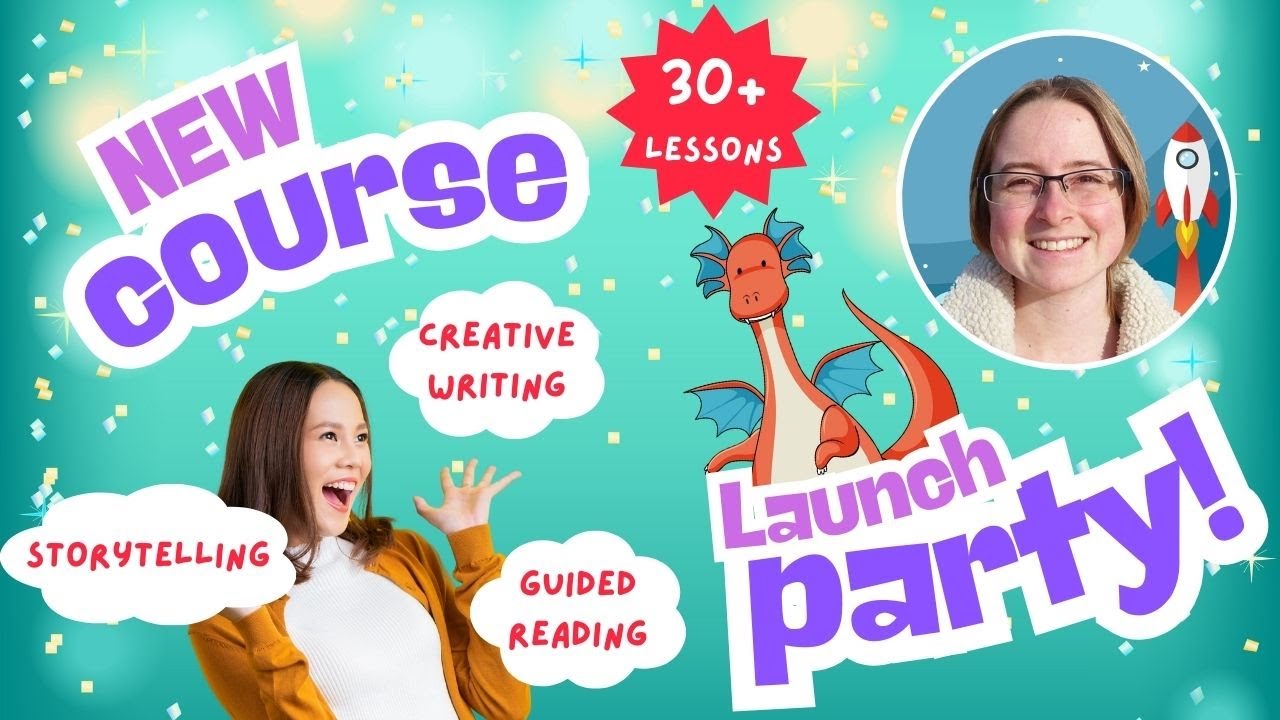 🥳 Launch party: NEW lessons for teaching young readers and creative writing