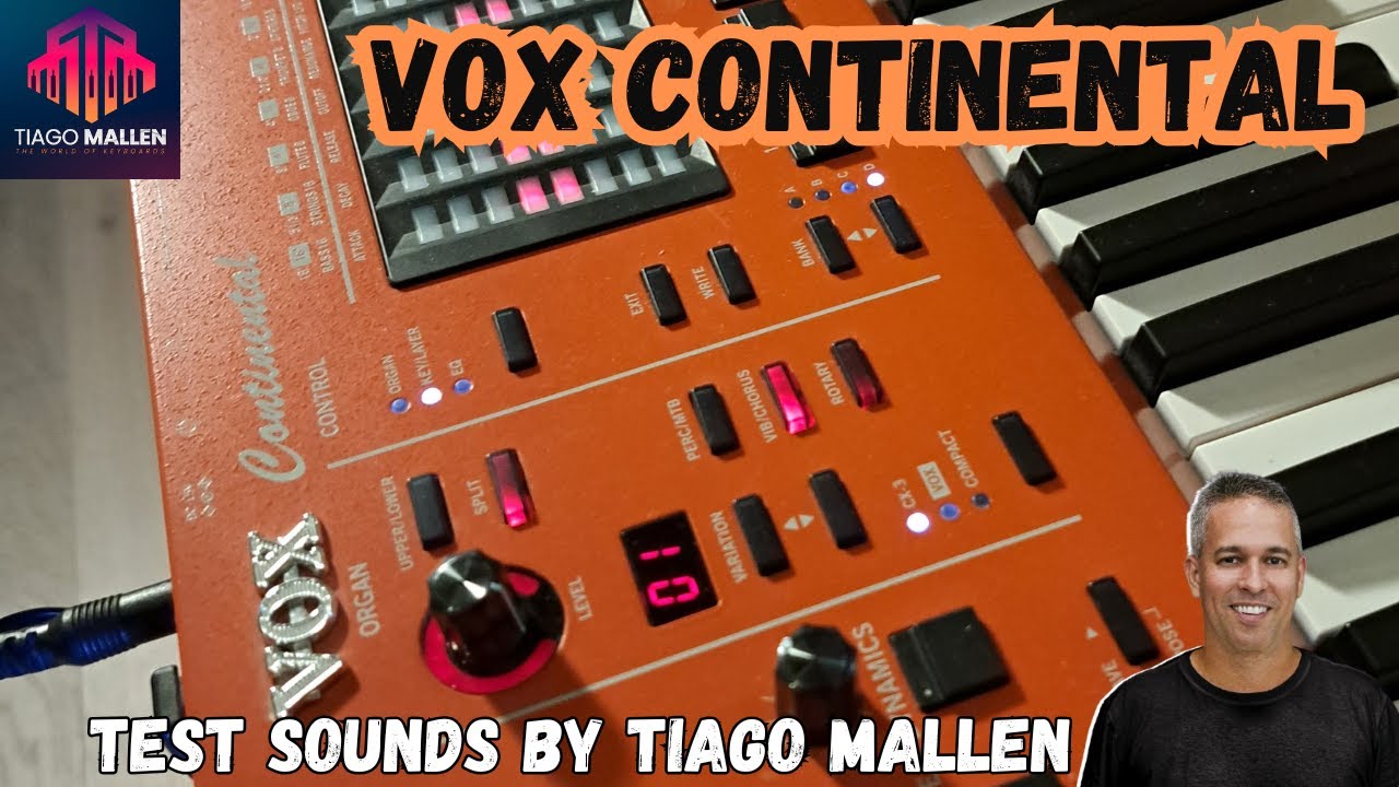 Vox Continental (Test Sounds) by Tiago Mallen #keyboard #korg - REMAKER