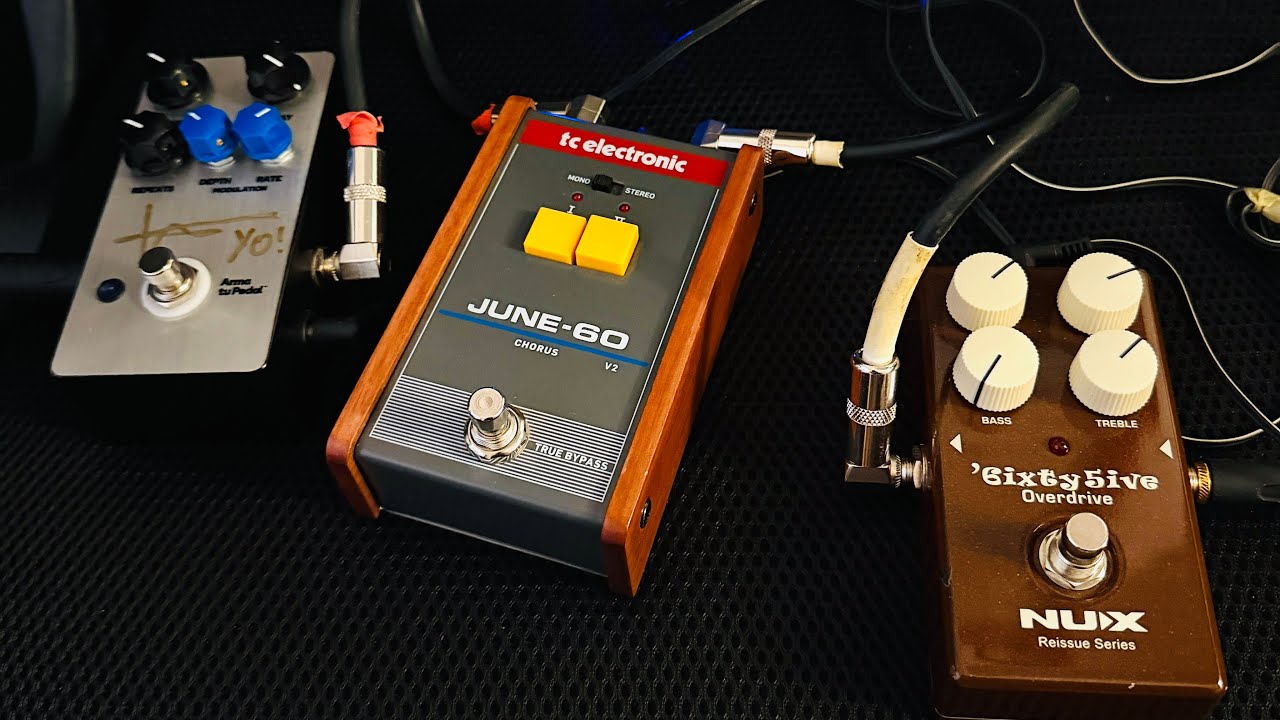 Eligiendo pedales para tocar con mi trío