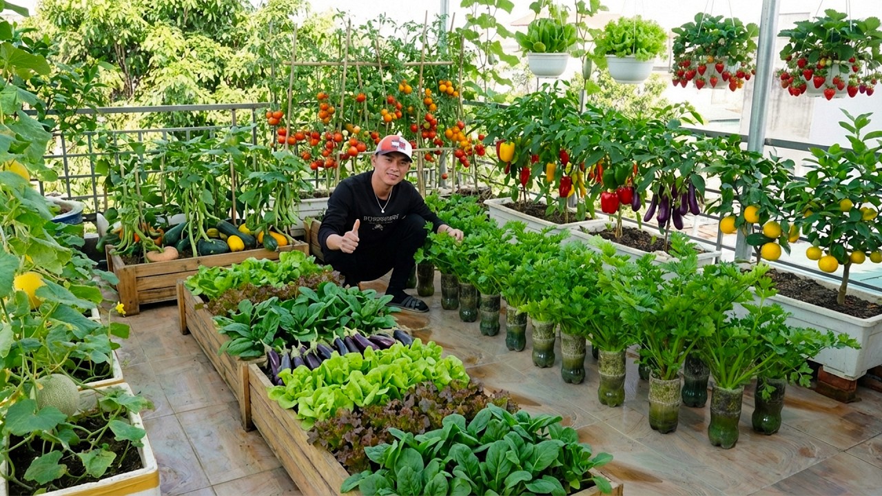 Идеи для огорода на крыше, которые заставят каждого захотеть начать свой собственный.