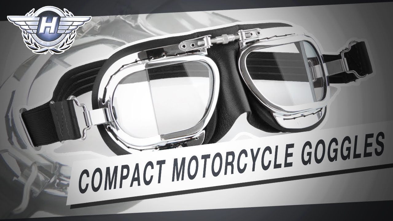 Halcyon Classic Compact Motorcycle Goggles