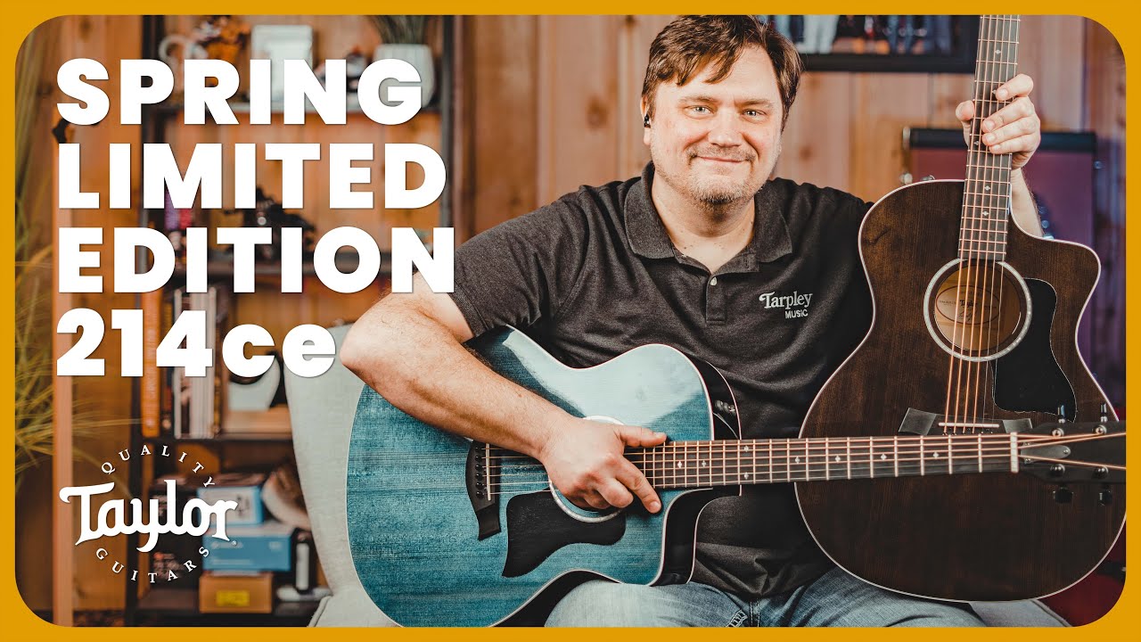 Taylor Spring 2023 Limited Edition 214ce Deluxe Guitar Demo & Review | Gorgeous New Colors