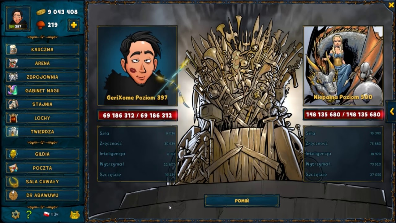 GeriXome vs Easteros 18,19,20/20 Milestone passed!