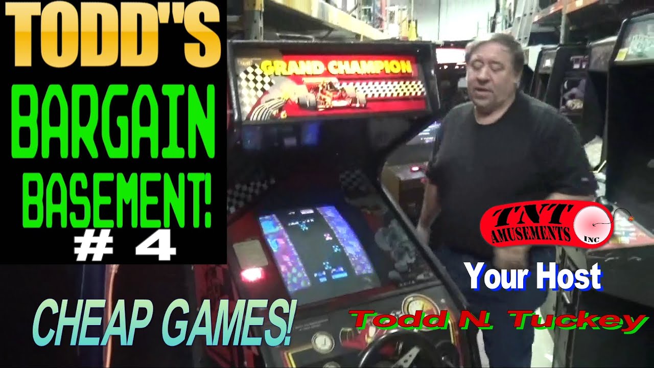#844 TODD'S BARGAIN BASEMENT #4 -Captain Fantastic, Grand Champion, Hydro Thunder! TNT Amusements