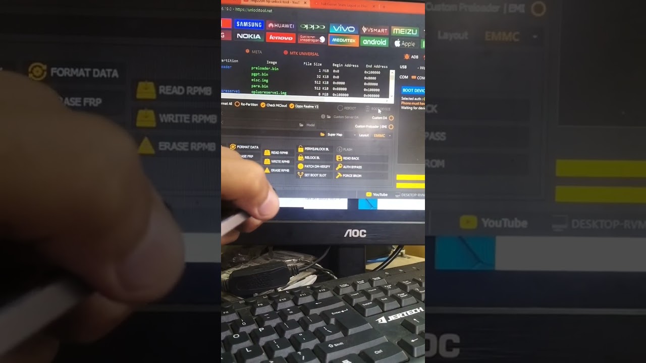 realme pad RMP2204 frp bypass unlock tool android 14