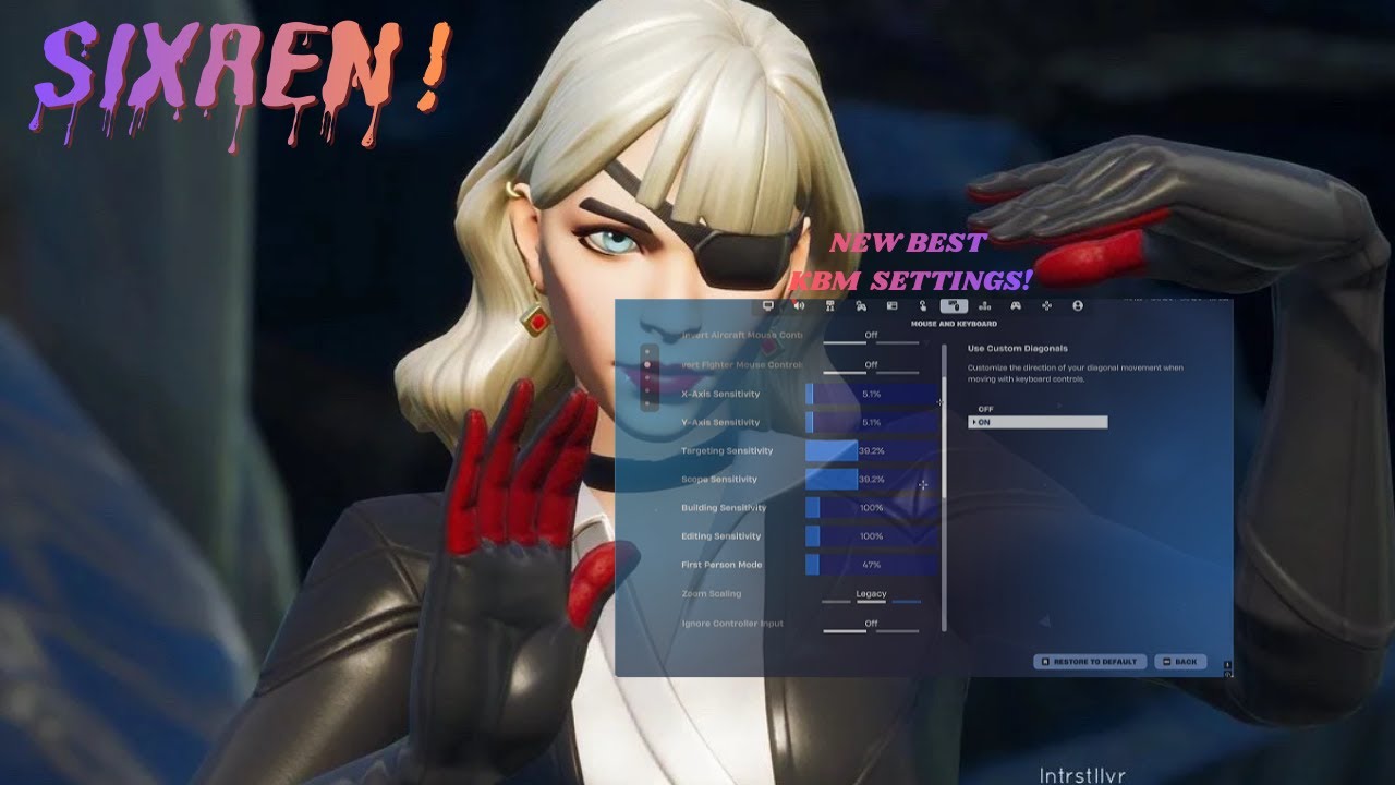 NEW BEST KBM FORTNITE SETTINGS! #fortnite #fortniteclips #gaming