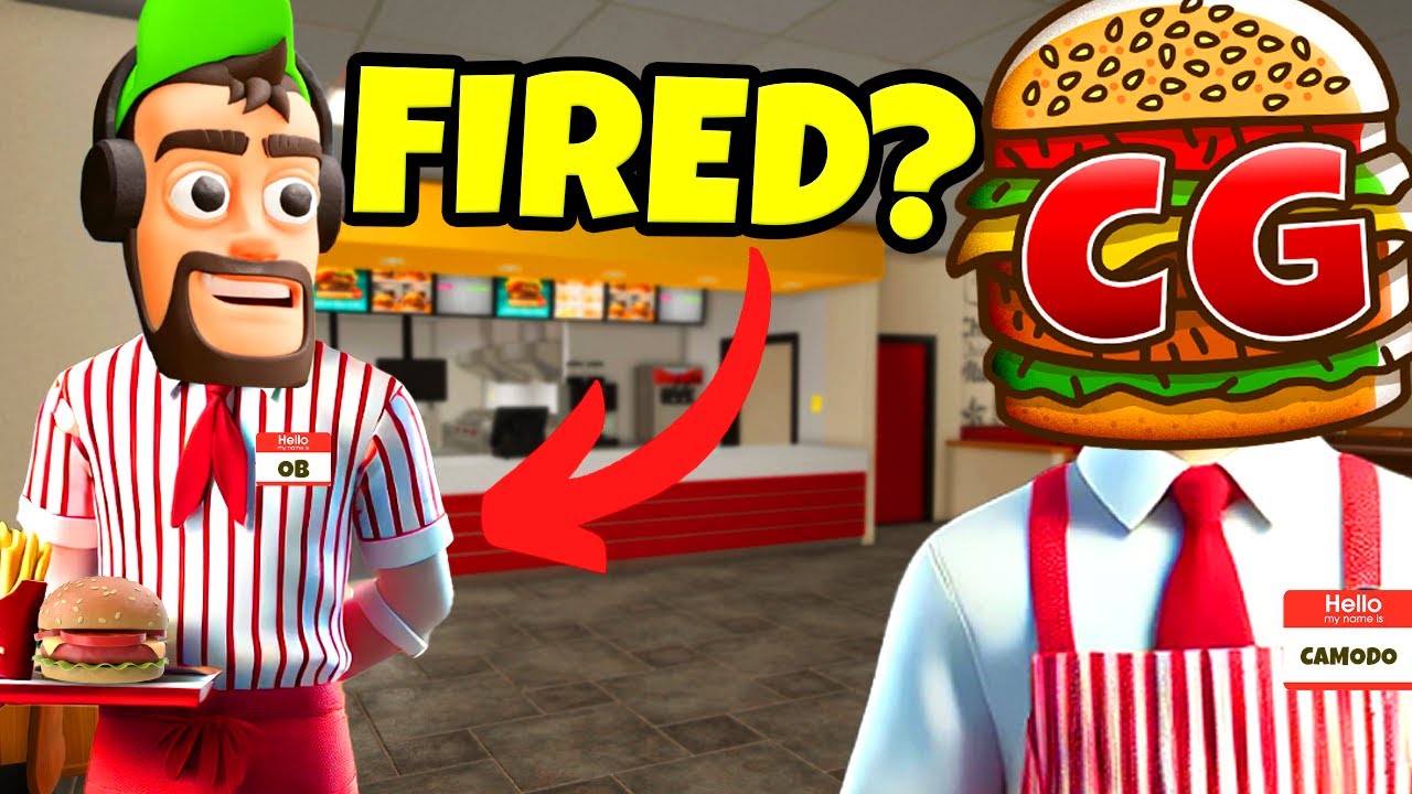 I FIRED OB and Hired WORKERS For Our Restaurant in Fast Food Simulator!