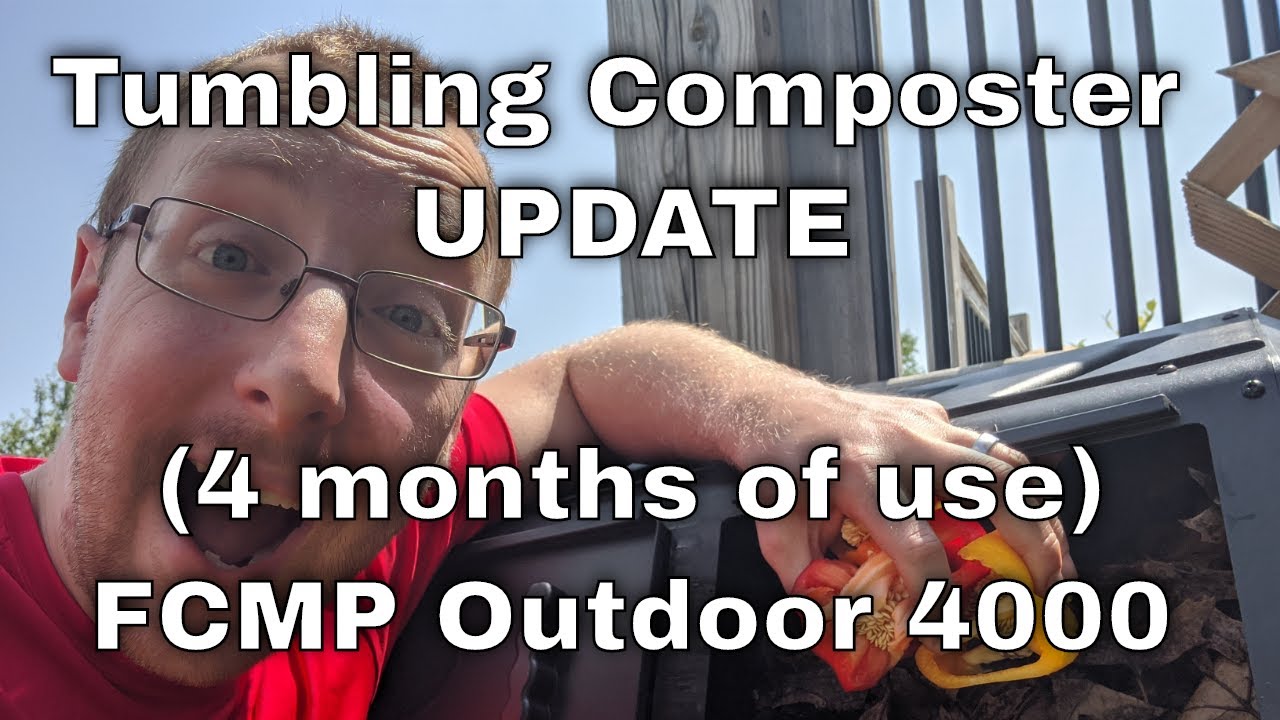 Tumbler Compost Update (4 months of use) | FCMP Outdoor IM4000