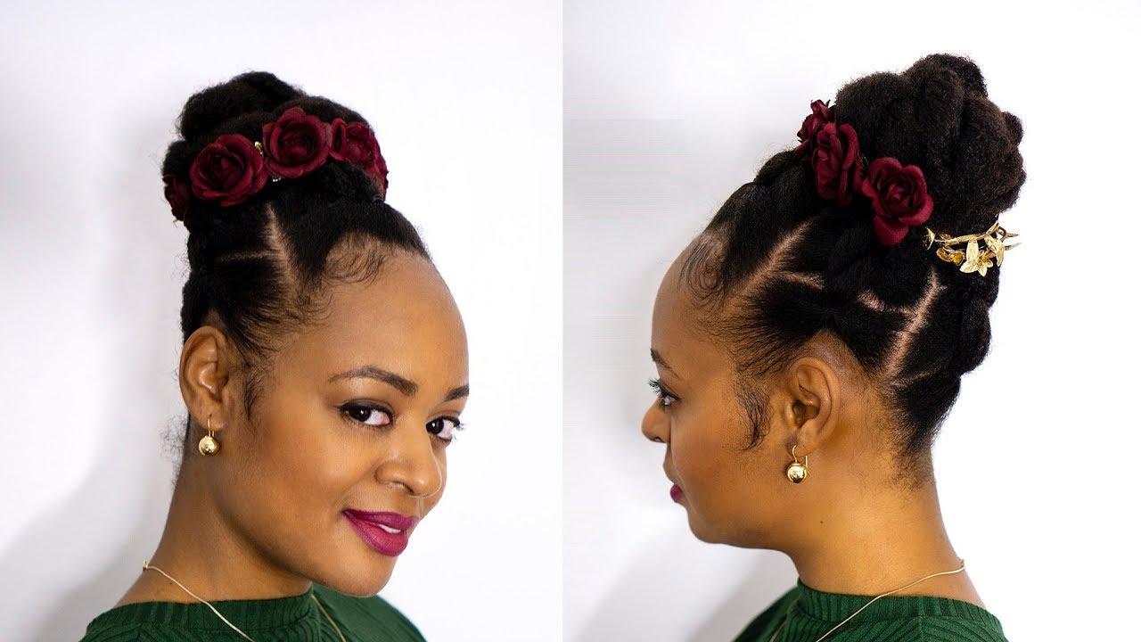 Easy Special Occasion Hairstyle For Type 4 Hair | LaToya Ebony