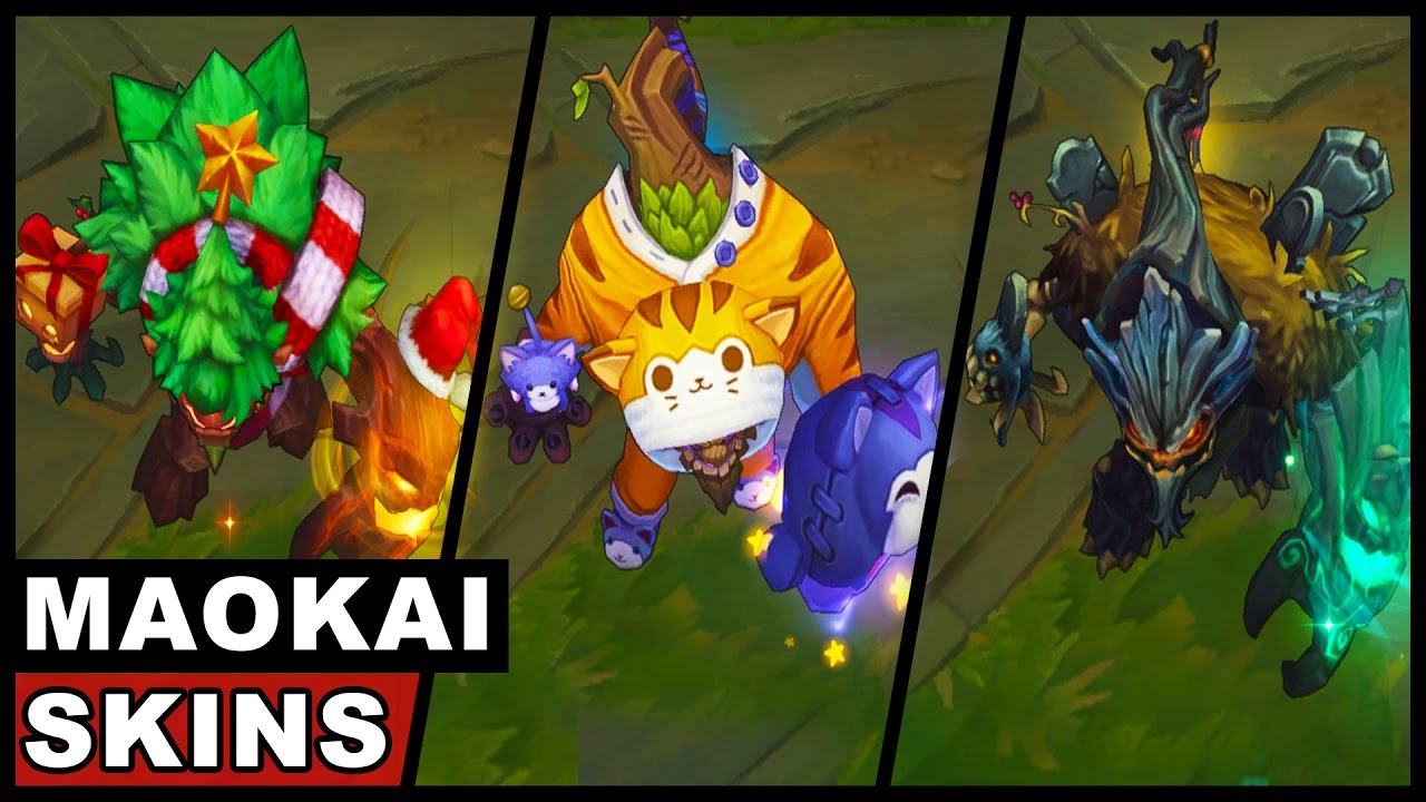 All Maokai Skins Spotlight (League of Legends)